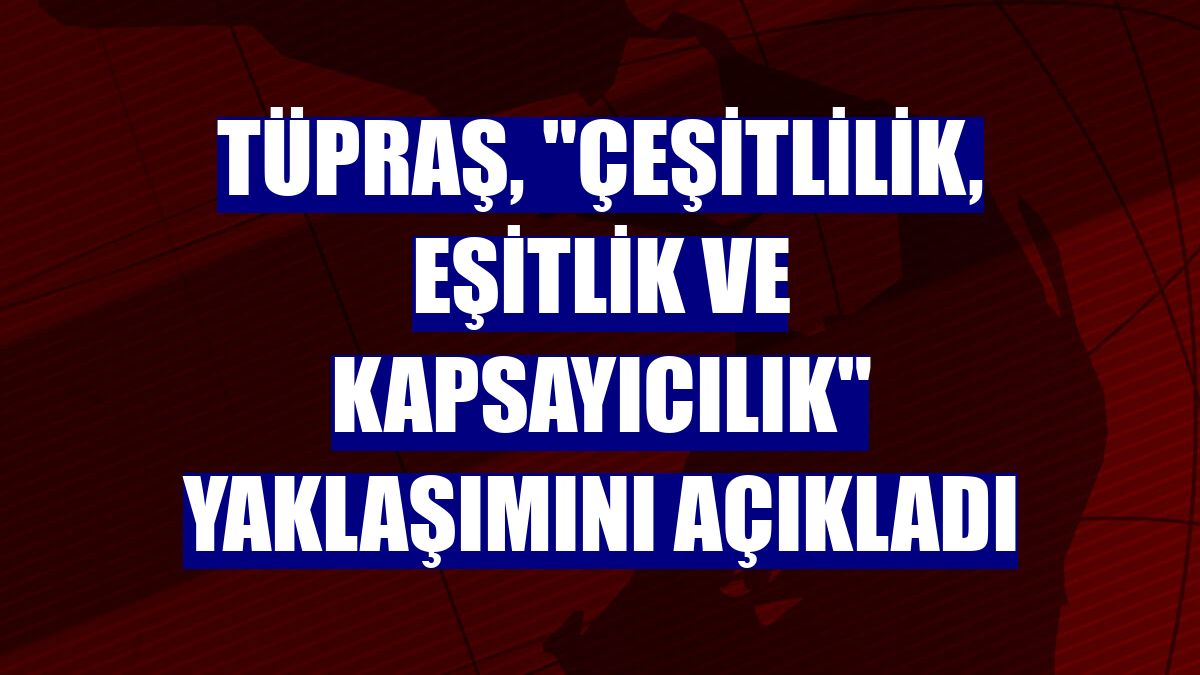 Tüpraş, "Çeşitlilik, Eşitlik ve Kapsayıcılık" yaklaşımını açıkladı