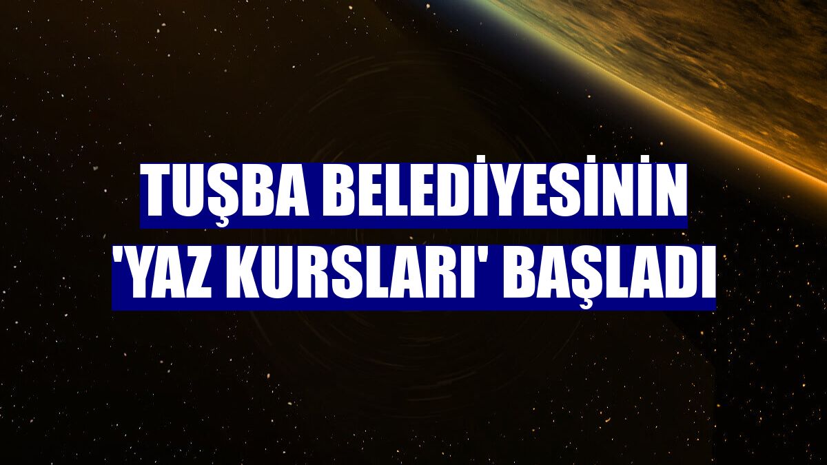 Tuşba Belediyesinin 'Yaz Kursları' başladı