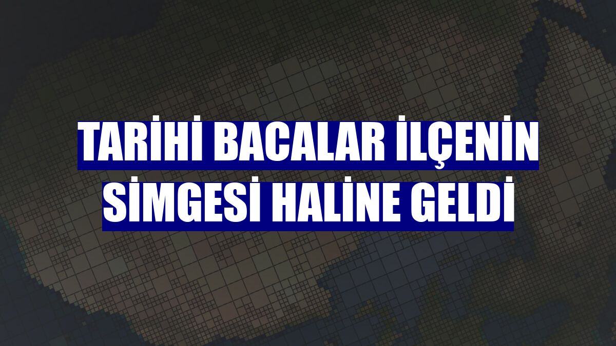 Tarihi bacalar ilçenin simgesi haline geldi