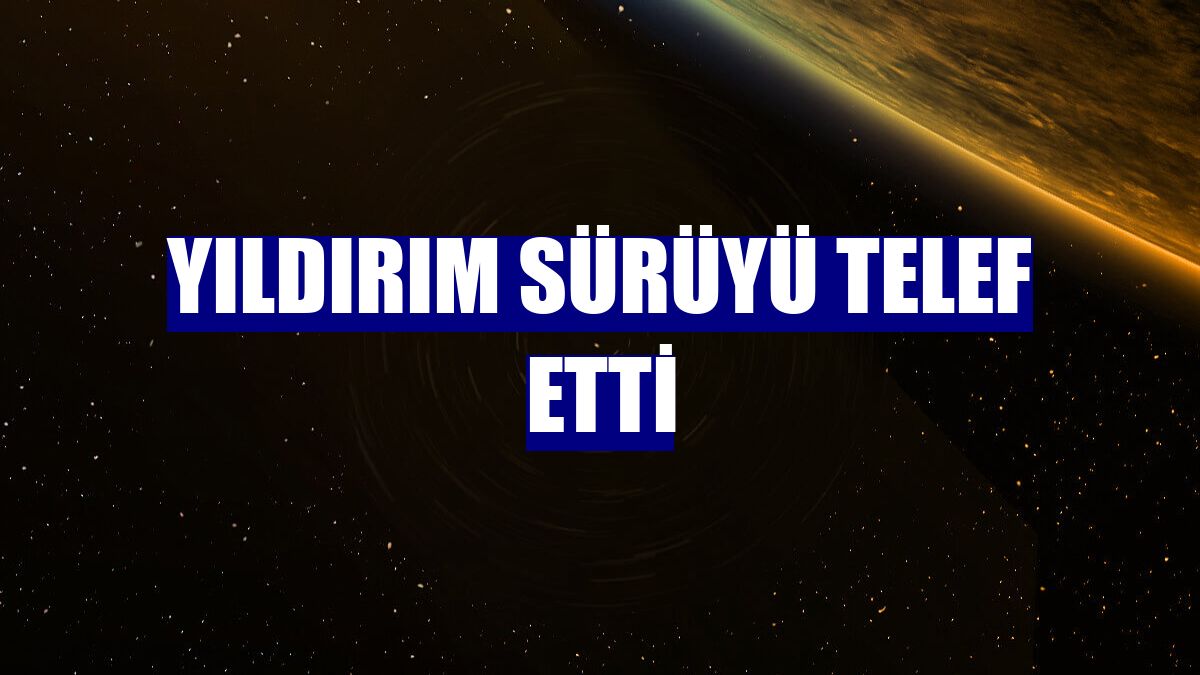 Yıldırım sürüyü telef etti