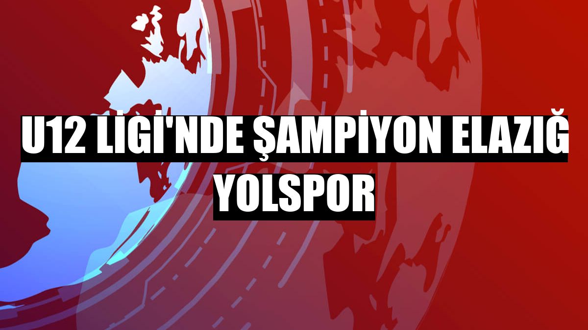 U12 Ligi'nde şampiyon Elazığ Yolspor