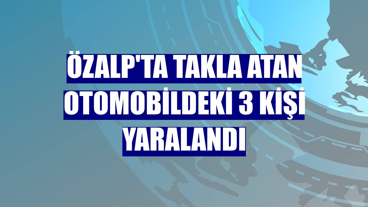 Özalp'ta takla atan otomobildeki 3 kişi yaralandı