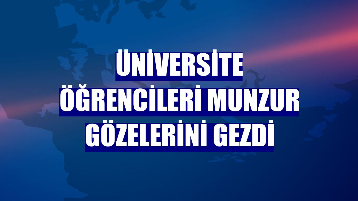 Üniversite öğrencileri Munzur gözelerini gezdi