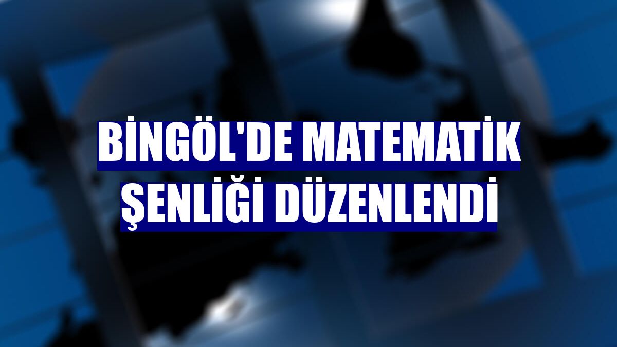 Bingöl'de Matematik Şenliği düzenlendi