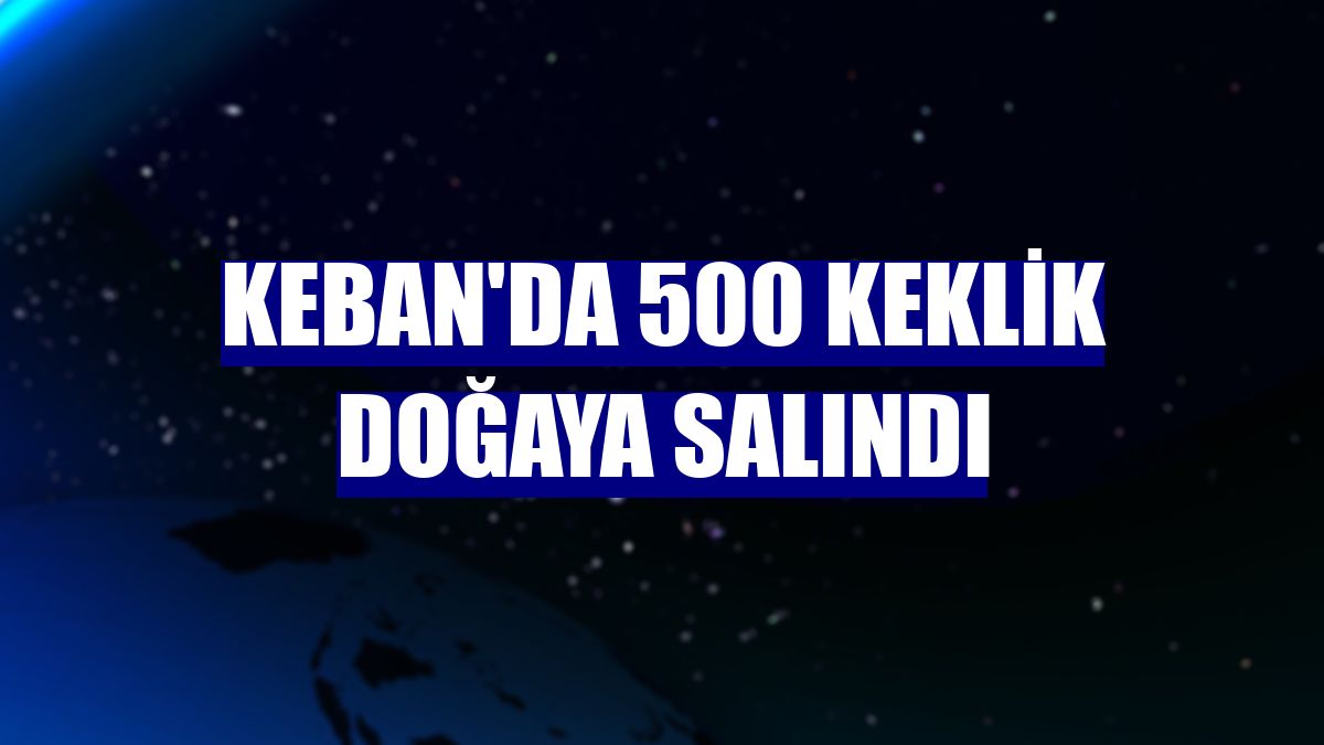 Keban'da 500 keklik doğaya salındı