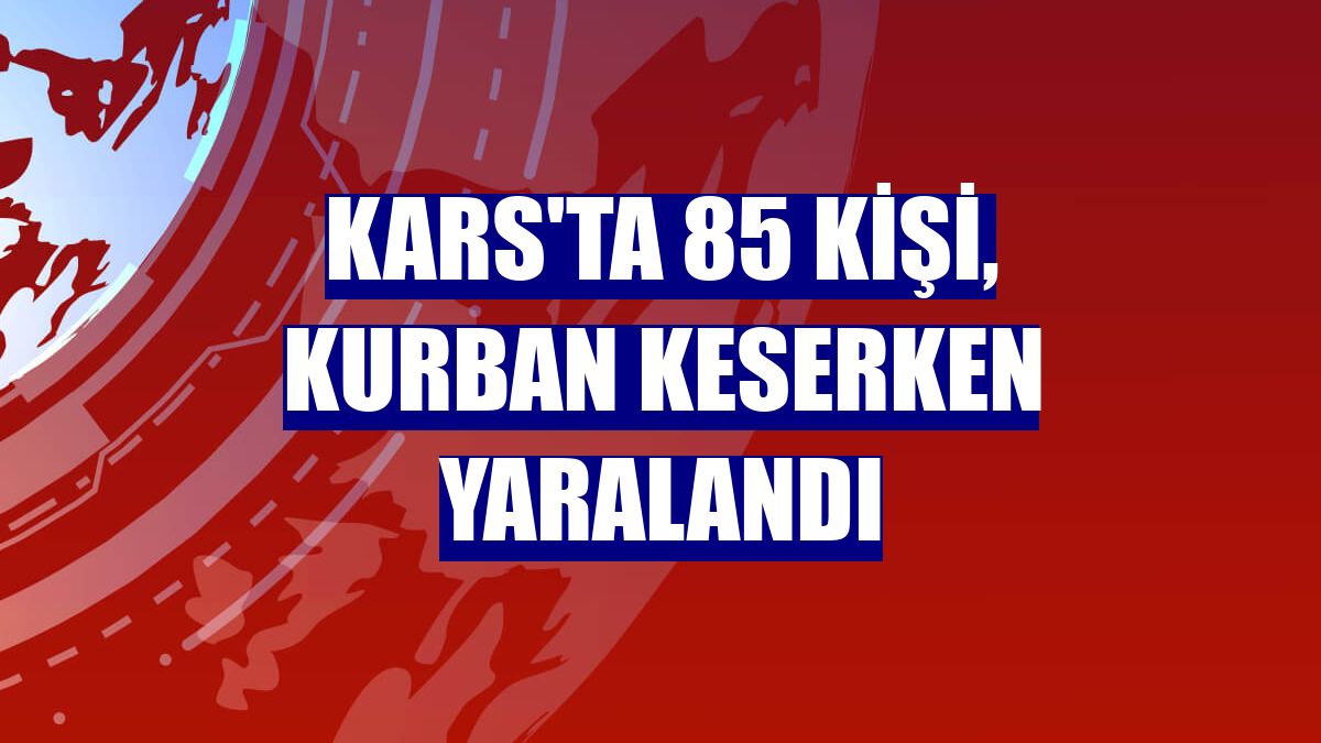 Kars'ta 85 kişi, kurban keserken yaralandı