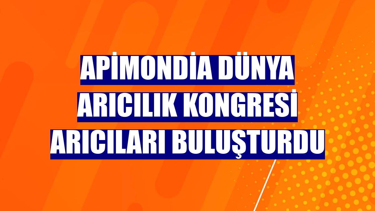 Apimondia Dünya Arıcılık Kongresi arıcıları buluşturdu