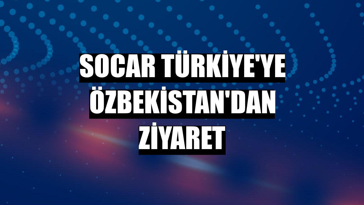SOCAR Türkiye'ye Özbekistan'dan ziyaret