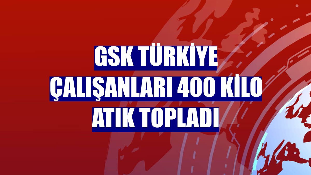 GSK Türkiye çalışanları 400 kilo atık topladı