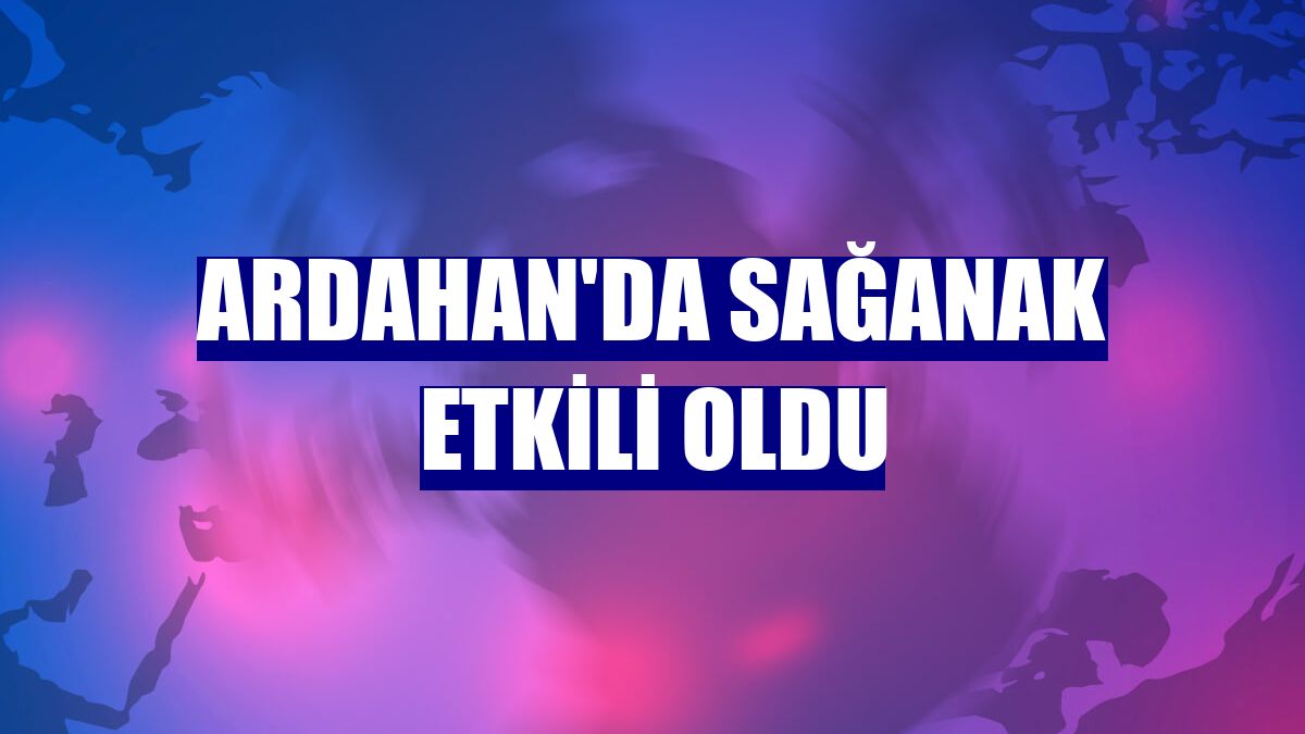 Ardahan'da sağanak etkili oldu