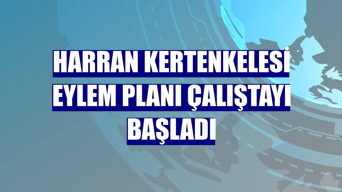 Harran Kertenkelesi Eylem Planı Çalıştayı başladı