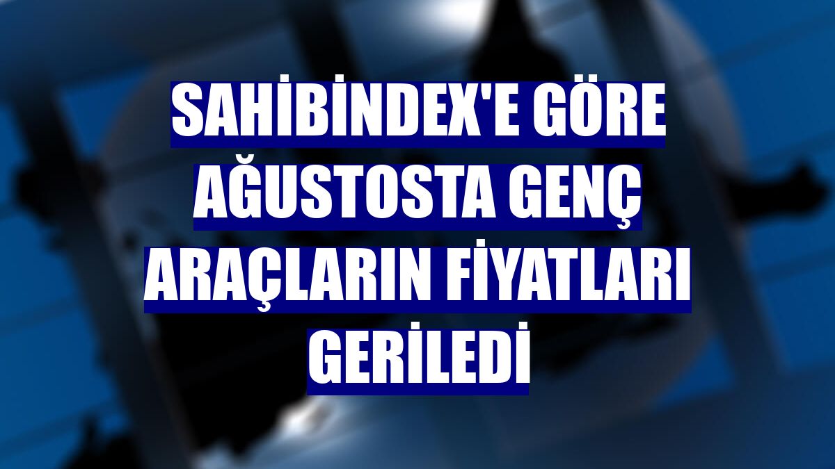 sahibindex'e göre ağustosta genç araçların fiyatları geriledi