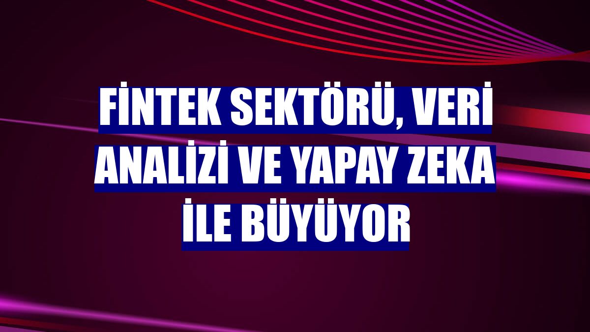 Fintek sektörü, veri analizi ve yapay zeka ile büyüyor