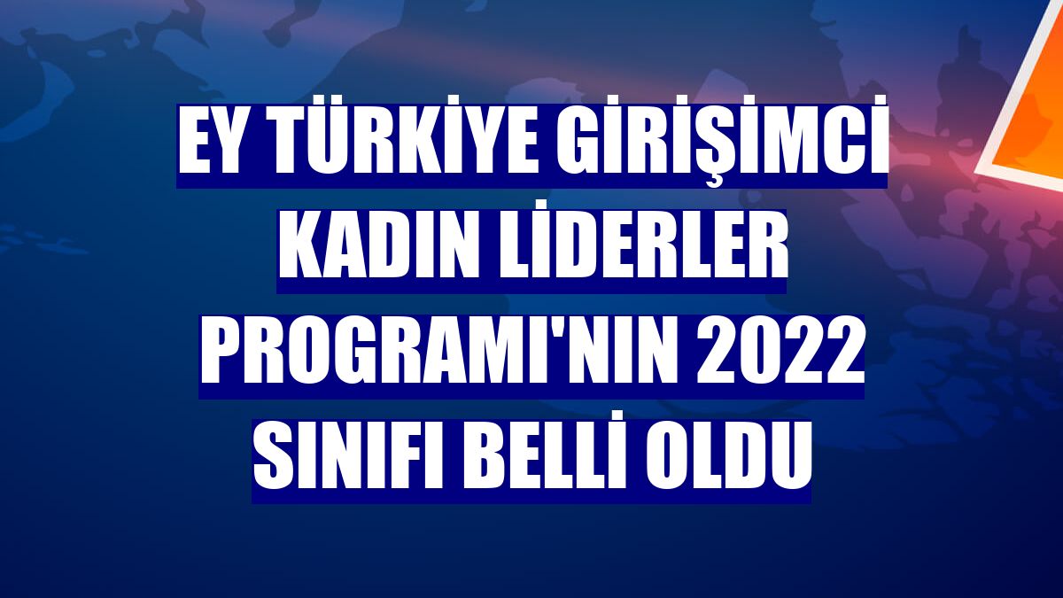 EY Türkiye Girişimci Kadın Liderler Programı'nın 2022 sınıfı belli oldu