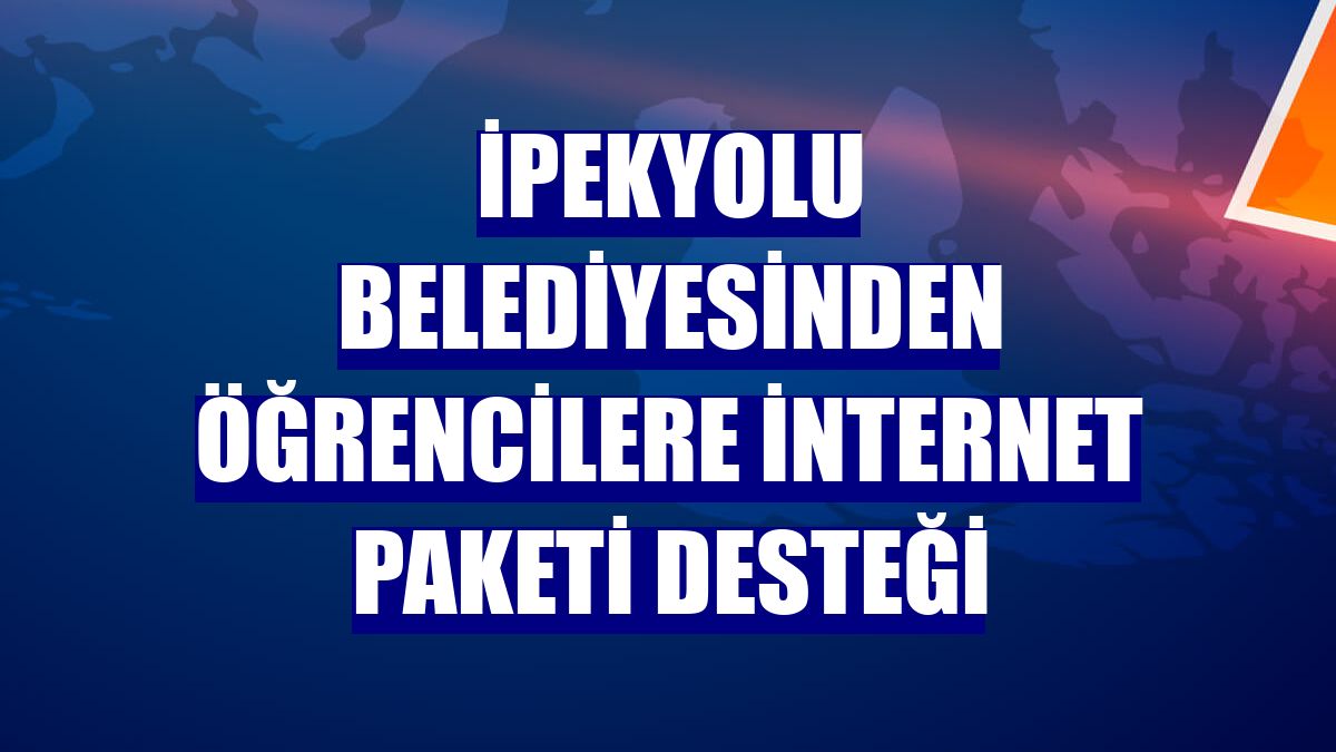 İpekyolu Belediyesinden öğrencilere internet paketi desteği
