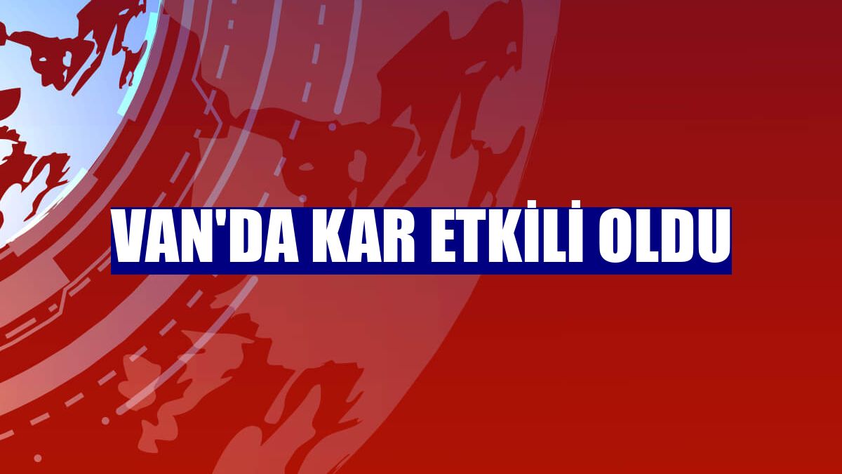 Van'da kar etkili oldu