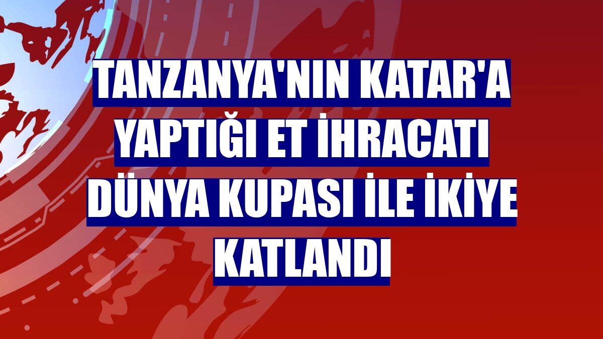 Tanzanya'nın Katar'a yaptığı et ihracatı Dünya Kupası ile ikiye katlandı
