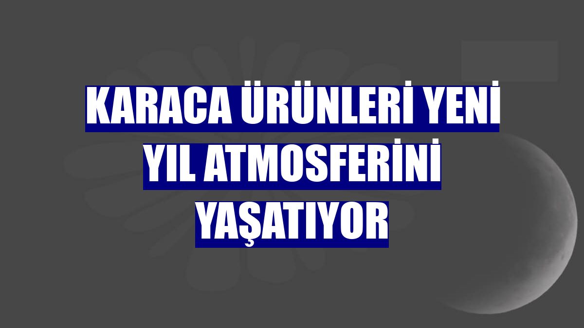 Karaca ürünleri yeni yıl atmosferini yaşatıyor