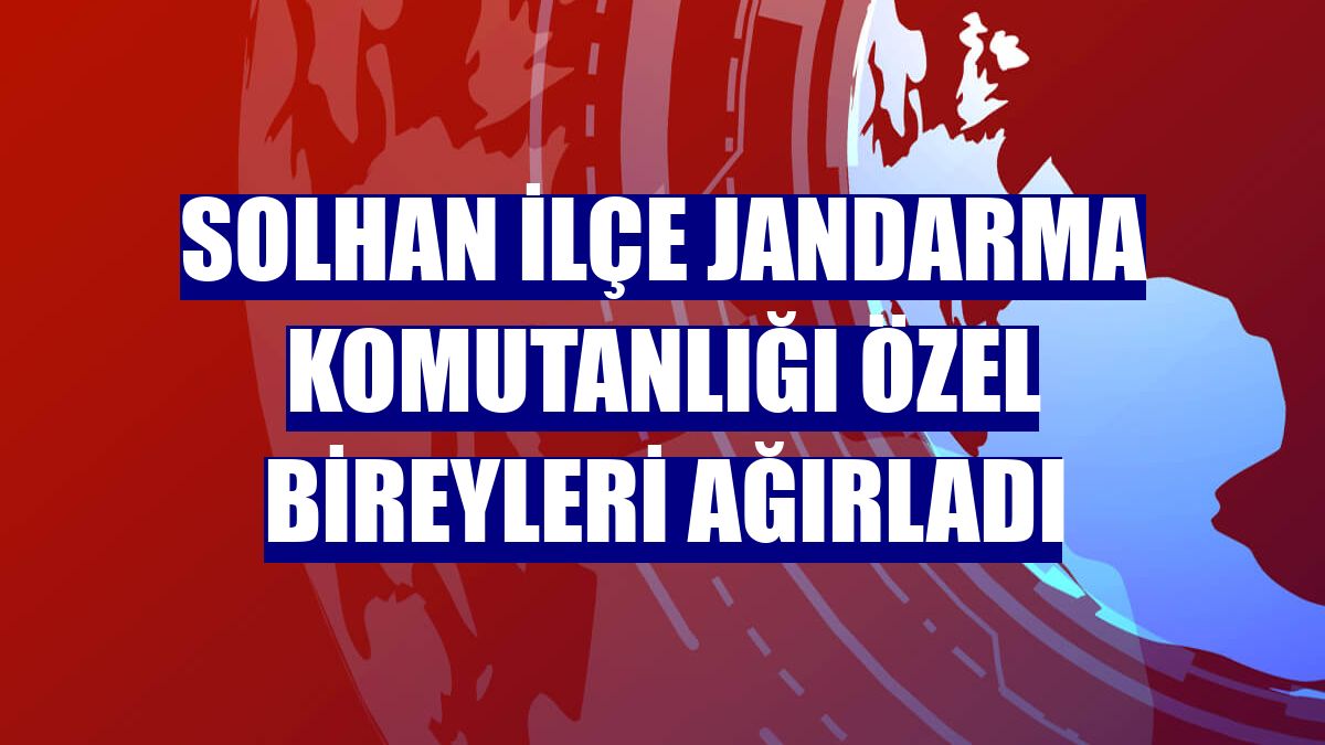 Solhan İlçe Jandarma Komutanlığı özel bireyleri ağırladı