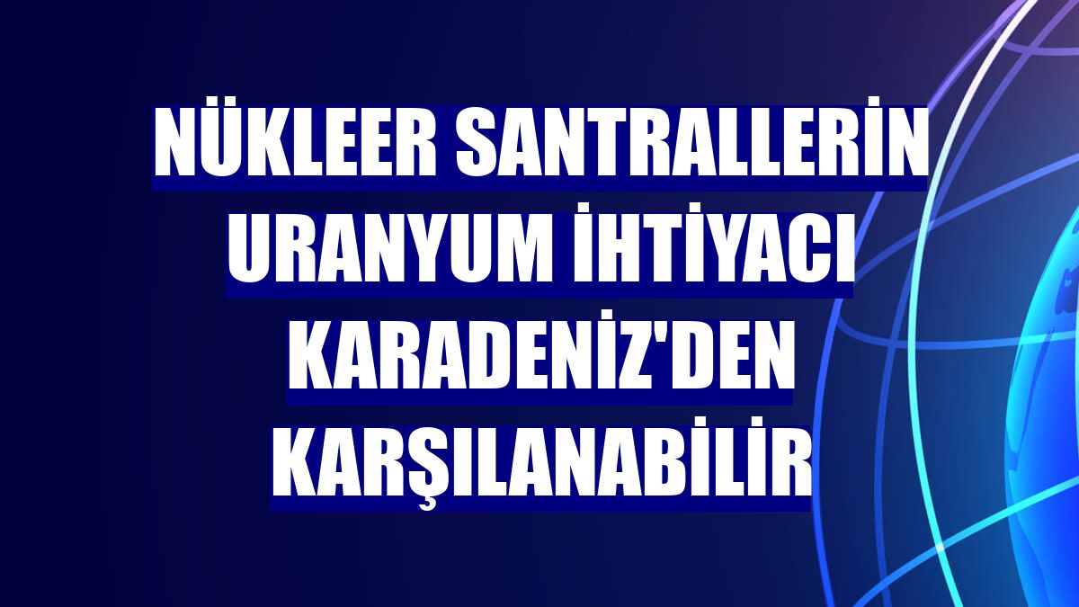 Nükleer santrallerin uranyum ihtiyacı Karadeniz'den karşılanabilir