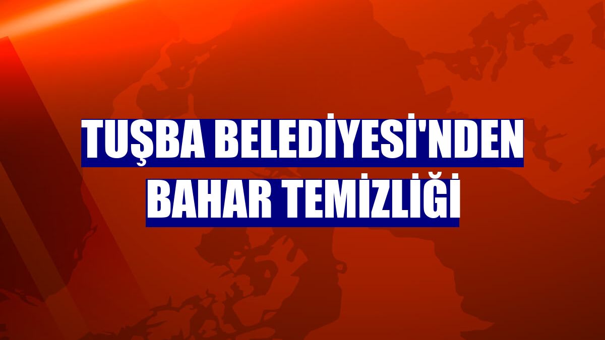 Tuşba Belediyesi'nden bahar temizliği