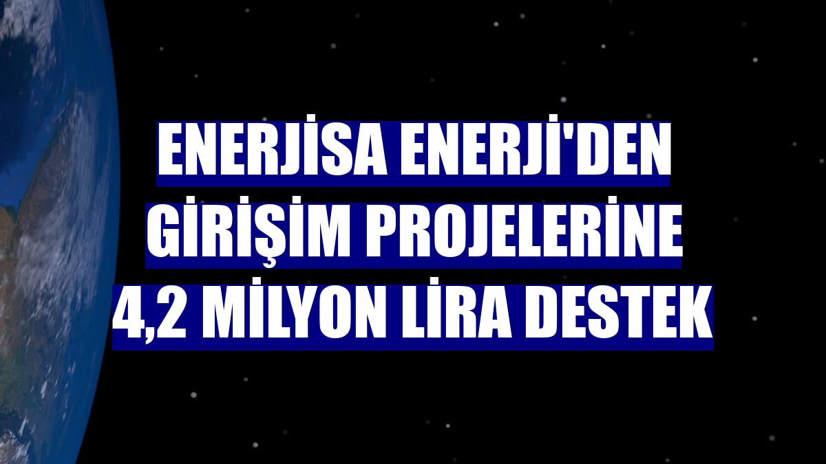 Enerjisa Enerji'den girişim projelerine 4,2 milyon lira destek