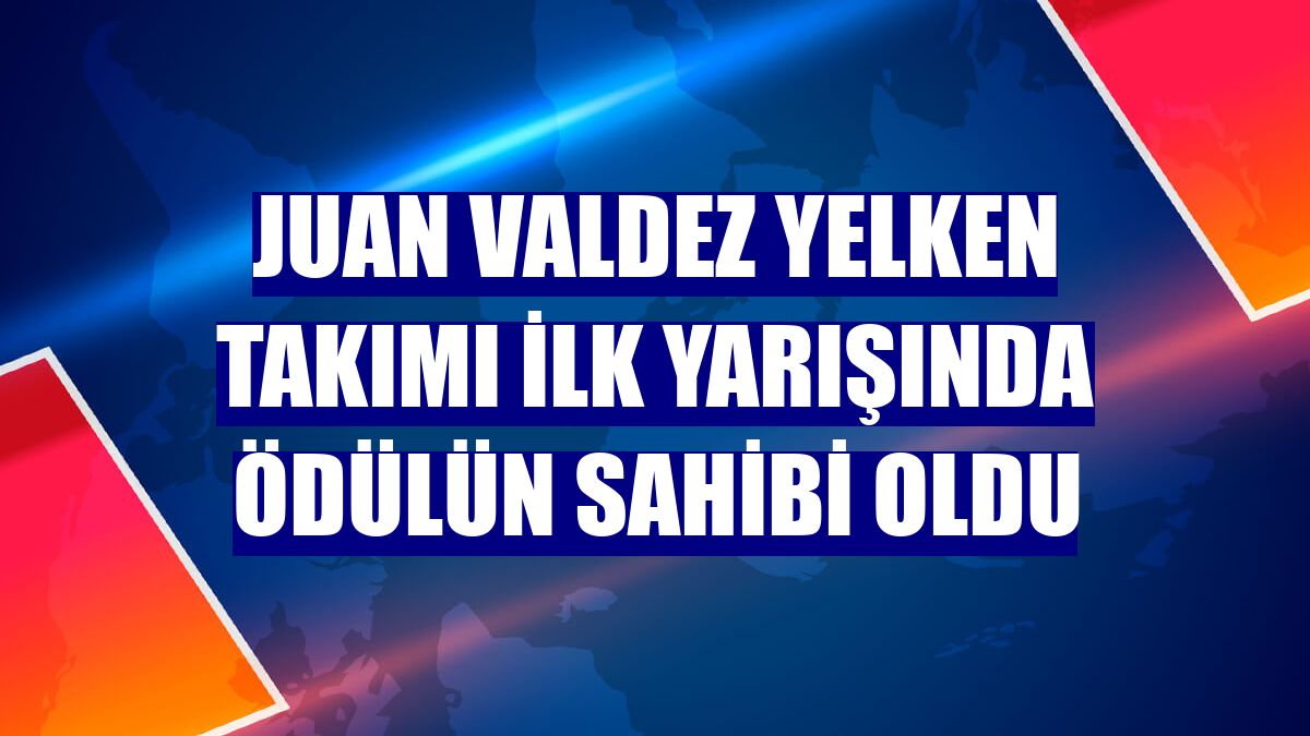 Juan Valdez Yelken Takımı ilk yarışında ödülün sahibi oldu