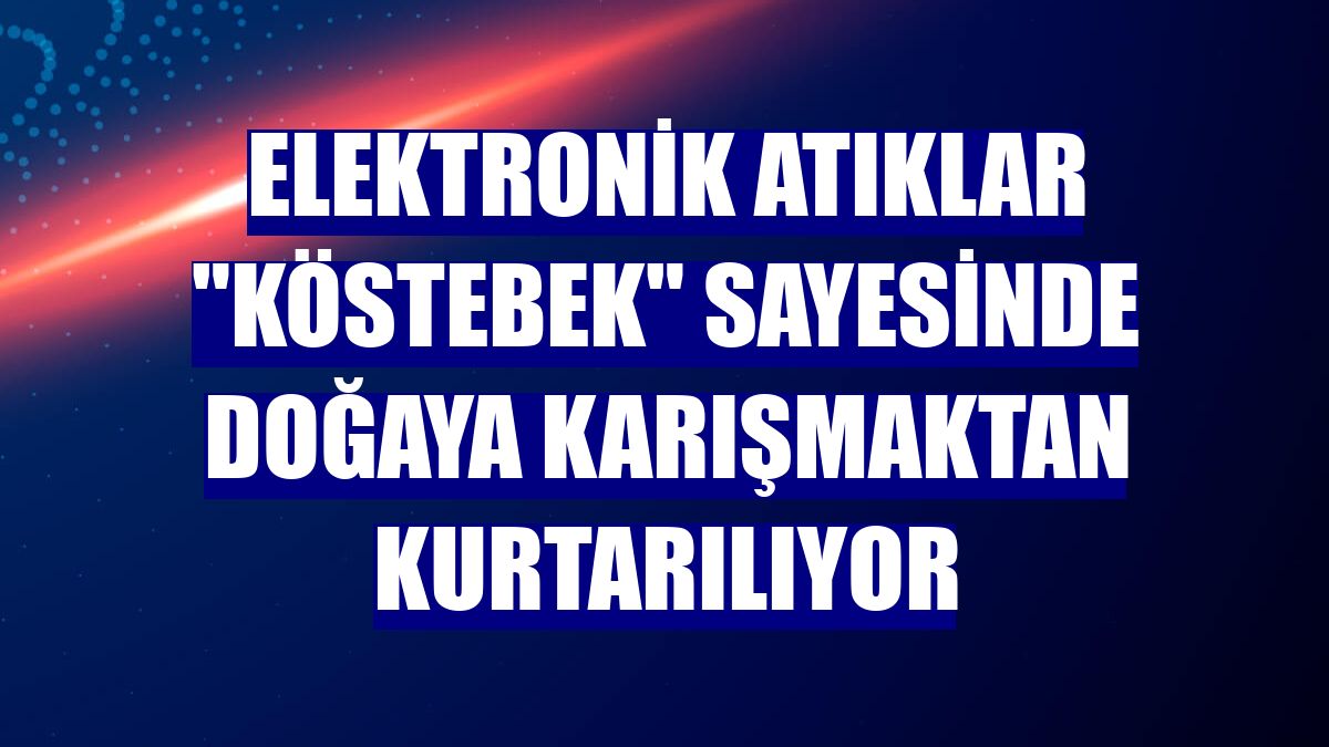 Elektronik atıklar "Köstebek" sayesinde doğaya karışmaktan kurtarılıyor