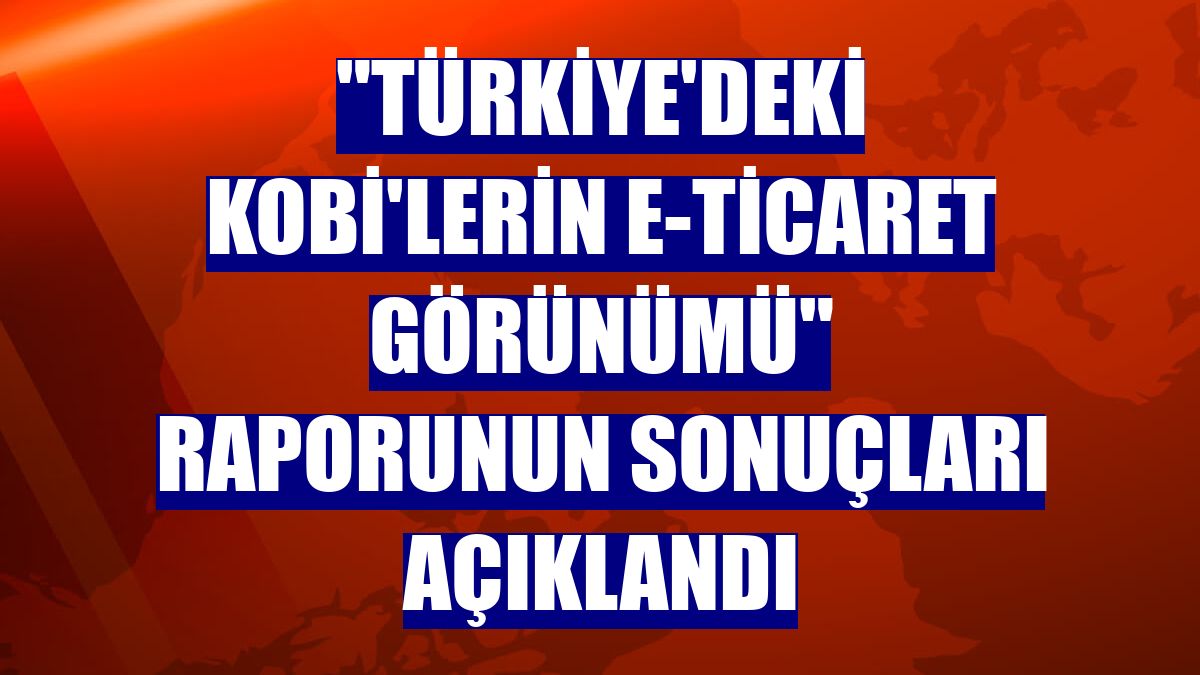 "Türkiye'deki KOBİ'lerin E-Ticaret Görünümü" raporunun sonuçları açıklandı