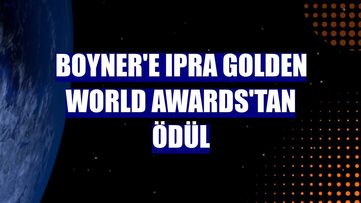 Boyner'e IPRA Golden World Awards'tan ödül