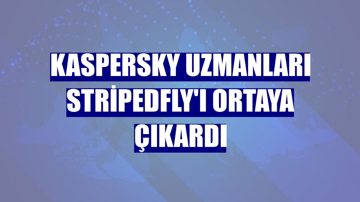 Kaspersky uzmanları StripedFly'ı ortaya çıkardı
