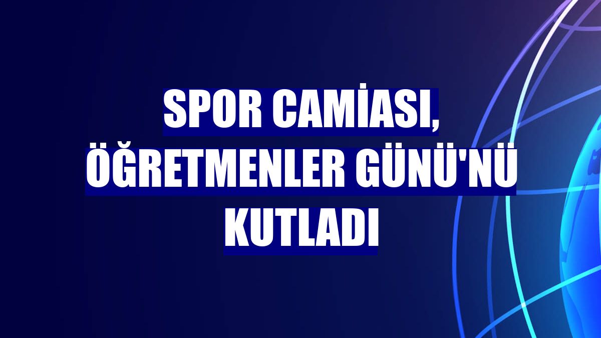 Spor camiası, Öğretmenler Günü'nü kutladı