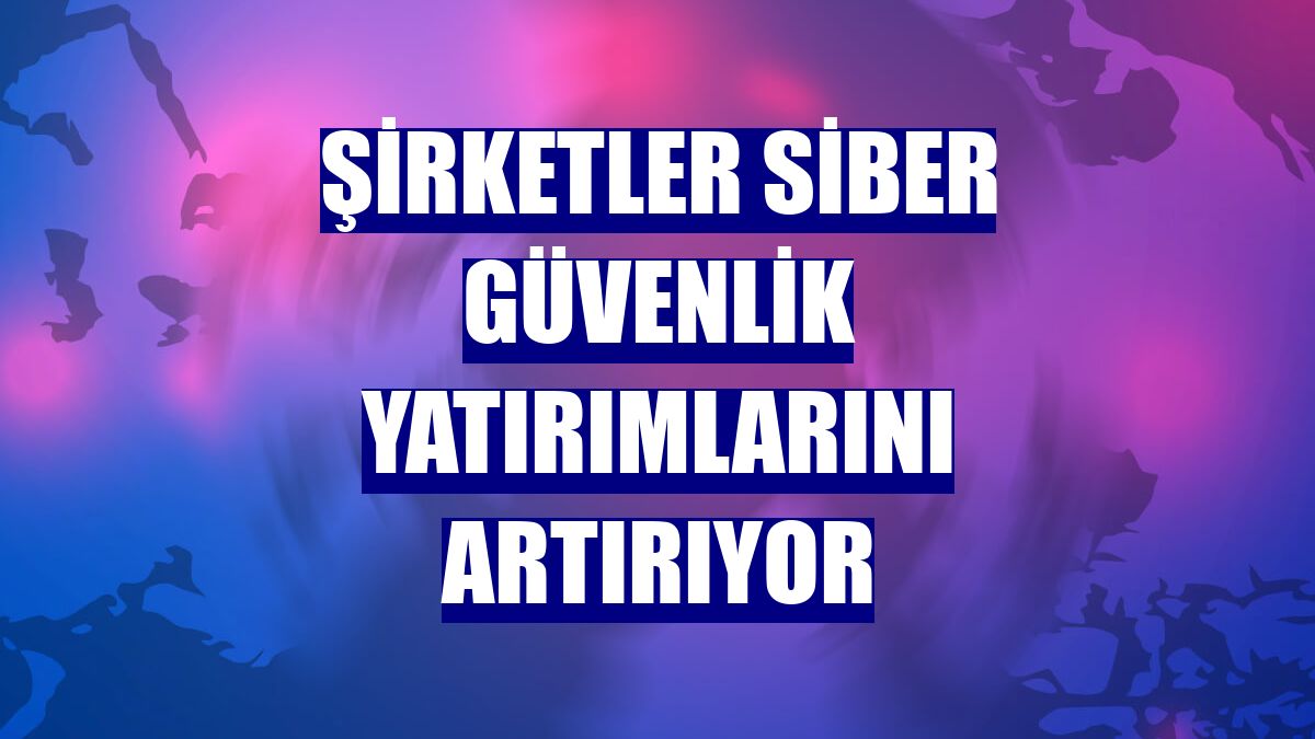 Şirketler siber güvenlik yatırımlarını artırıyor