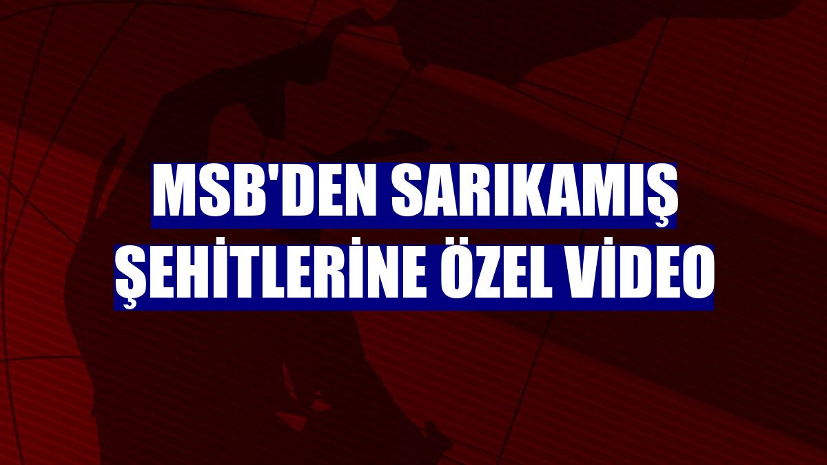 MSB'den Sarıkamış şehitlerine özel video