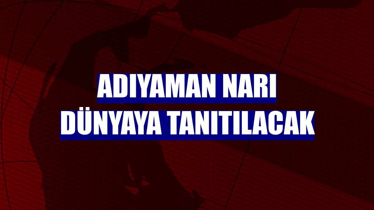 Adıyaman narı dünyaya tanıtılacak