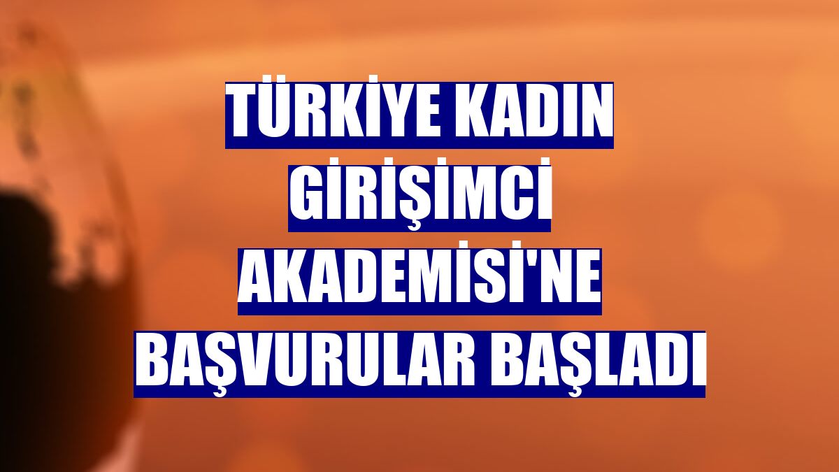 Türkiye Kadın Girişimci Akademisi'ne başvurular başladı
