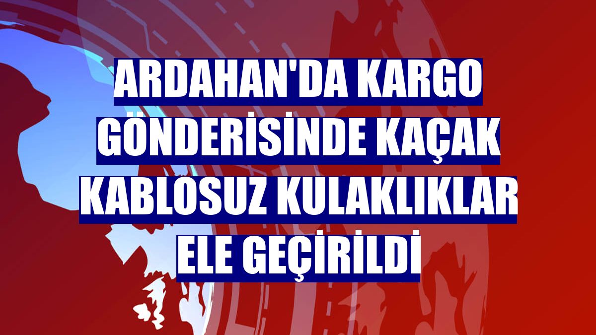Ardahan'da kargo gönderisinde kaçak kablosuz kulaklıklar ele geçirildi