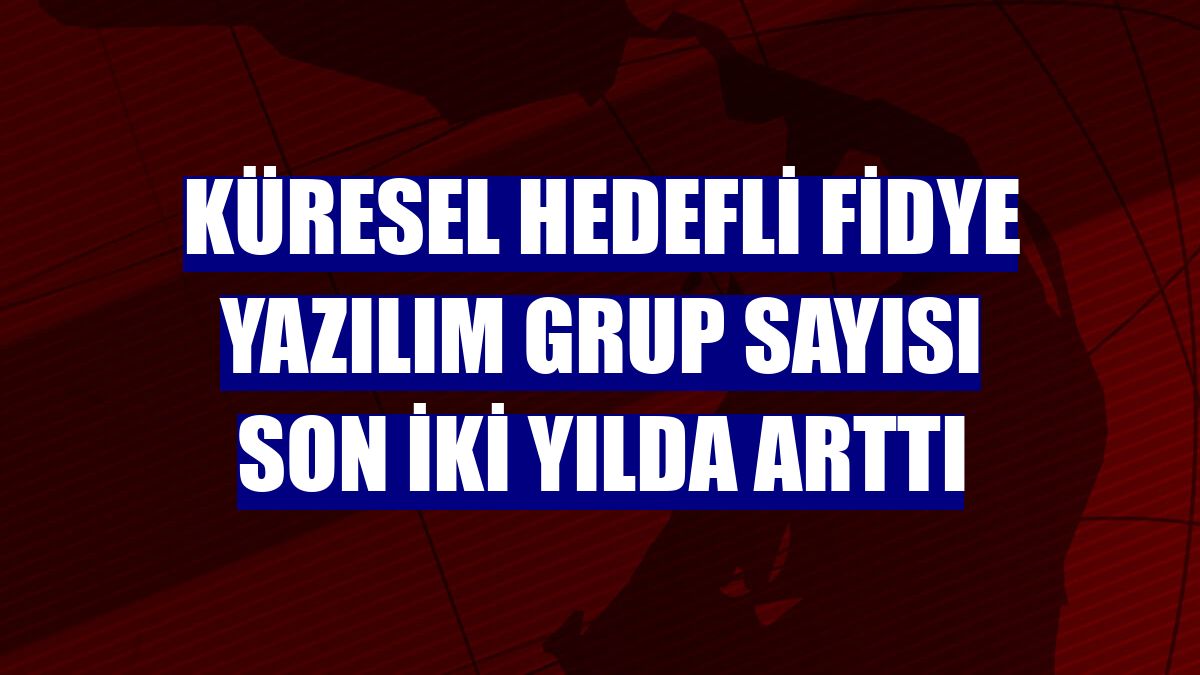 Küresel hedefli fidye yazılım grup sayısı son iki yılda arttı