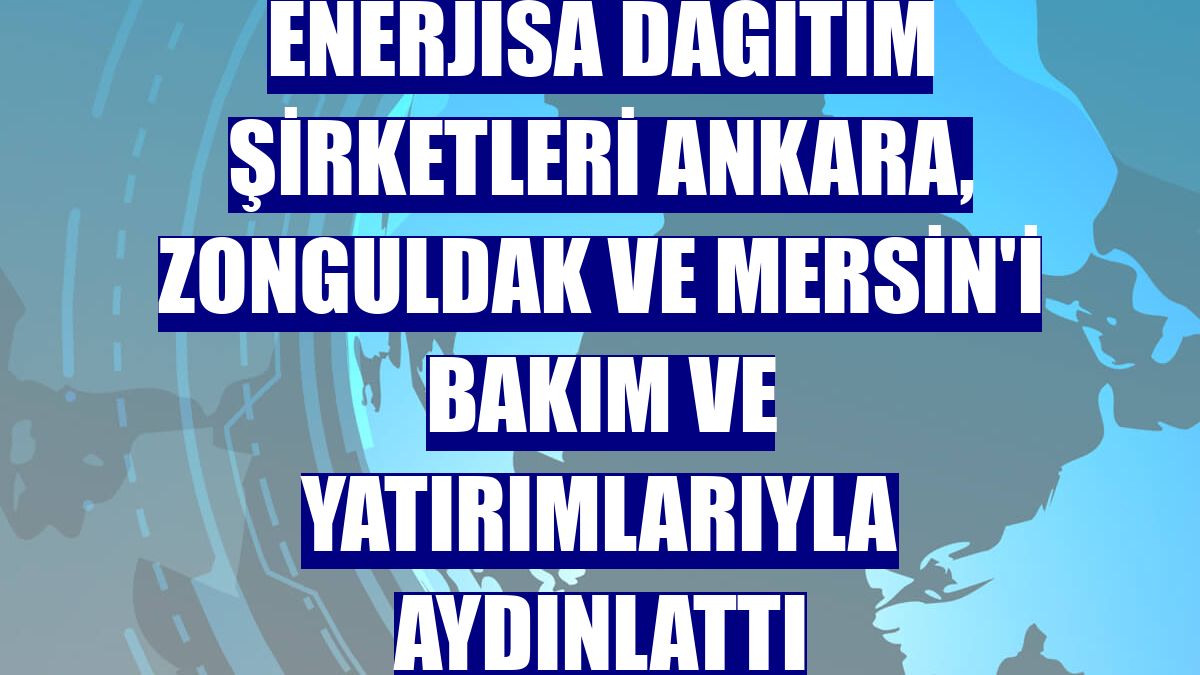 Enerjisa Dağıtım Şirketleri Ankara, Zonguldak ve Mersin'i bakım ve yatırımlarıyla aydınlattı