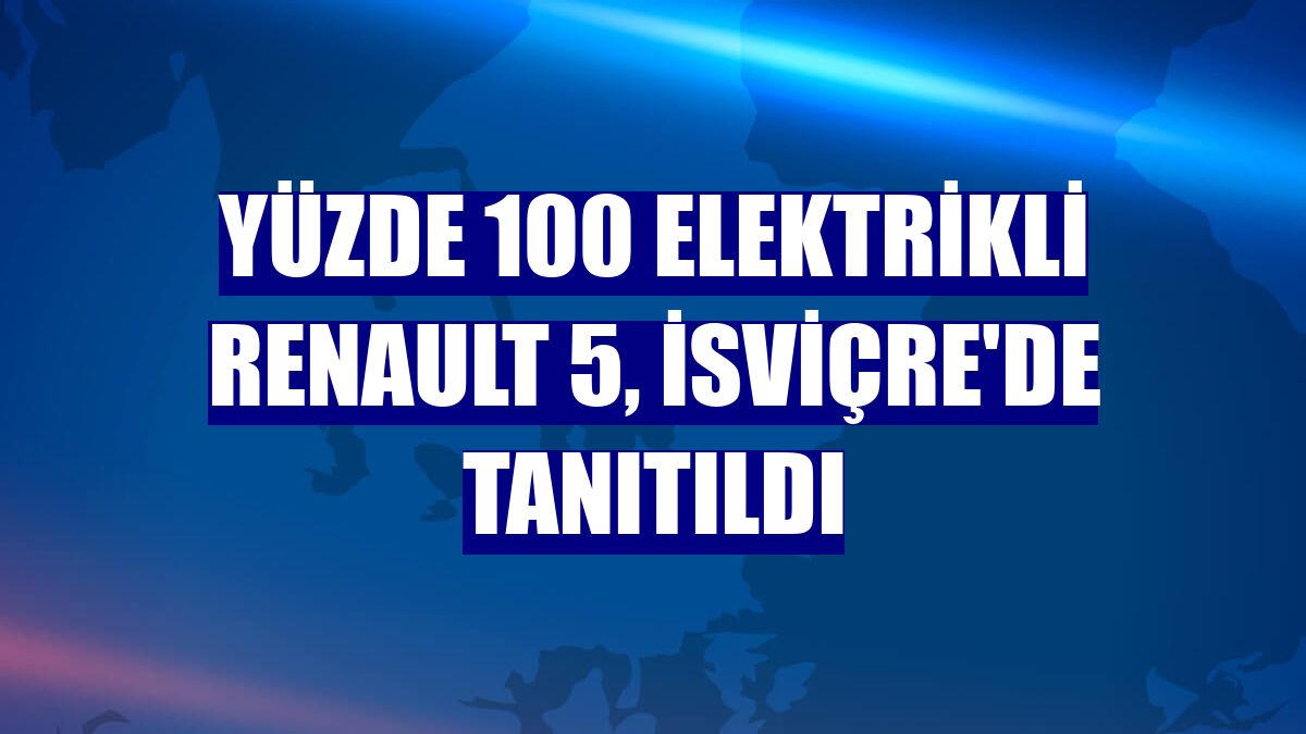 Yüzde 100 elektrikli Renault 5, İsviçre'de tanıtıldı