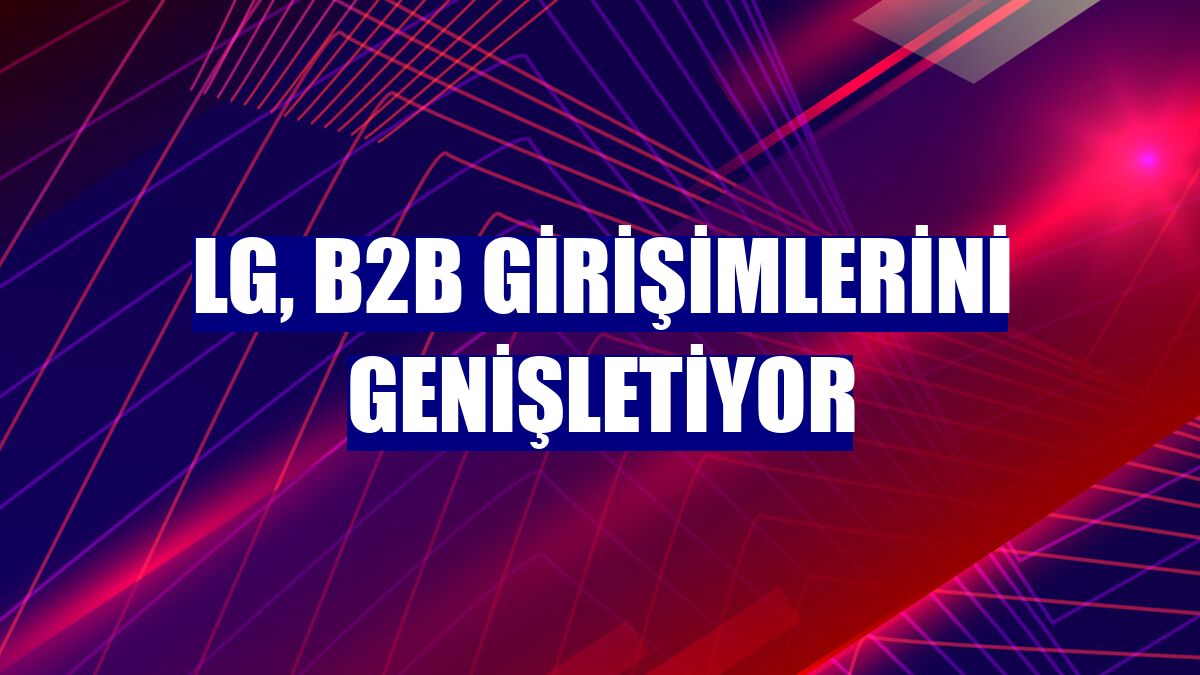LG, B2B girişimlerini genişletiyor