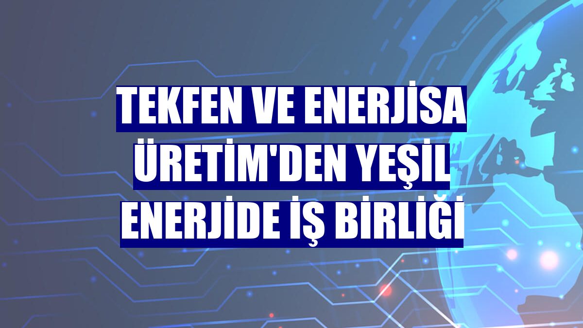 Tekfen ve Enerjisa Üretim'den yeşil enerjide iş birliği