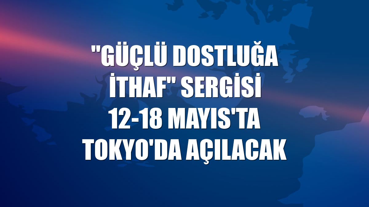 "Güçlü Dostluğa İthaf" sergisi 12-18 Mayıs'ta Tokyo'da açılacak