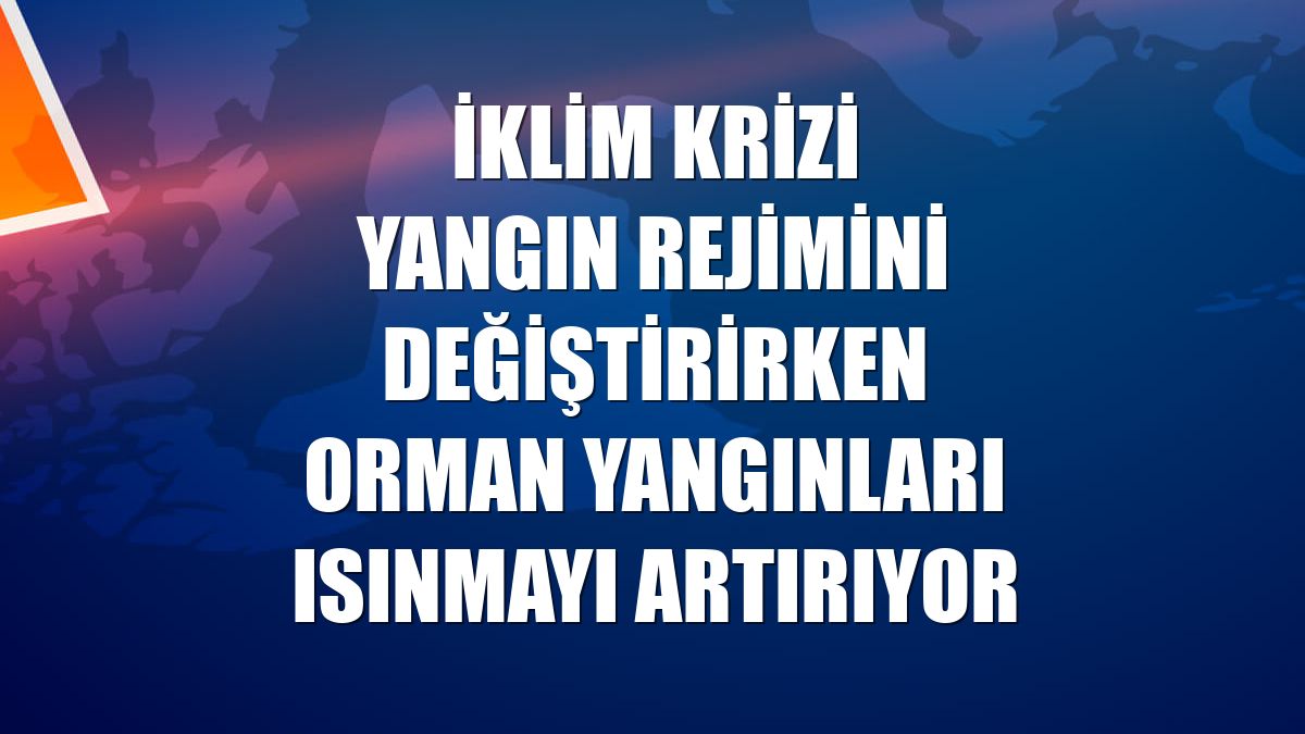 İklim krizi yangın rejimini değiştirirken orman yangınları ısınmayı artırıyor