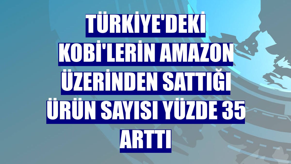 Türkiye'deki KOBİ'lerin Amazon üzerinden sattığı ürün sayısı yüzde 35 arttı