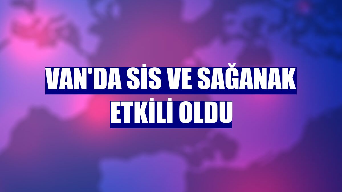 Van'da sis ve sağanak etkili oldu