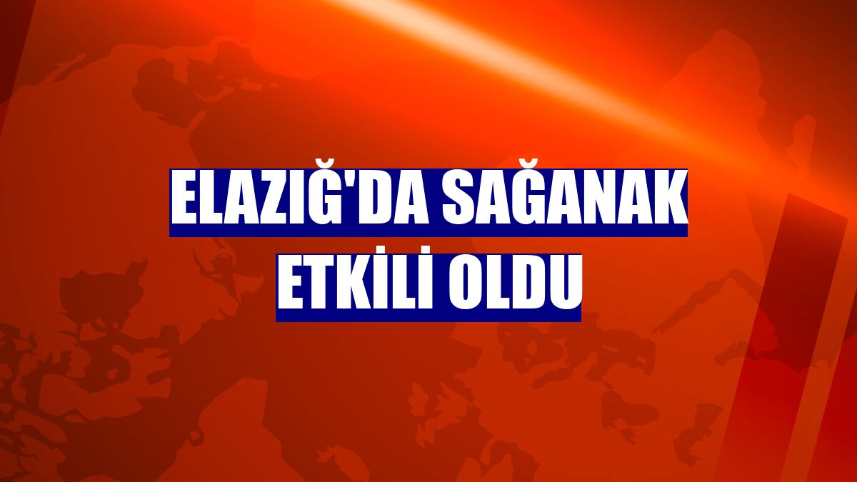 Elazığ'da sağanak etkili oldu