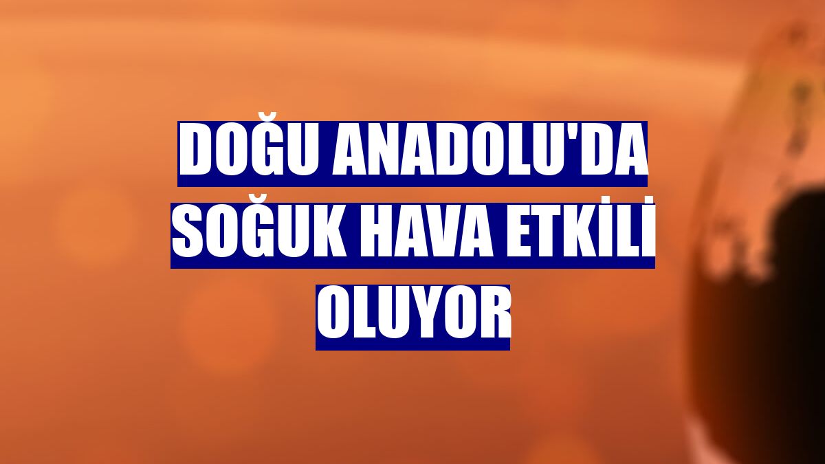 Doğu Anadolu'da soğuk hava etkili oluyor