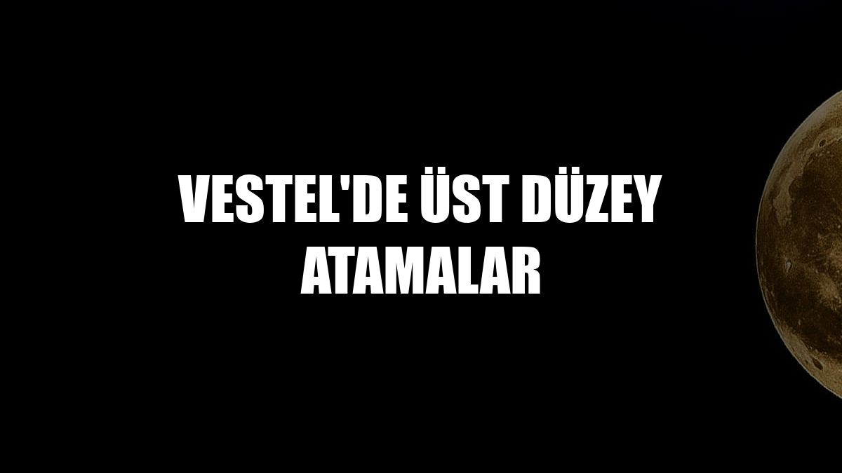 Vestel'de üst düzey atamalar