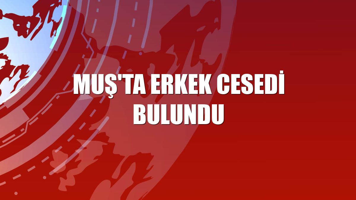 Muş'ta erkek cesedi bulundu